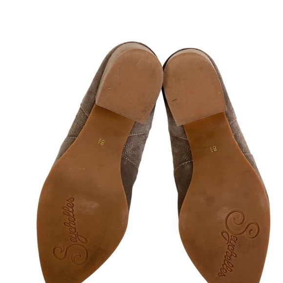 Seychelles Block Heel Suede Mules - Picture 5 of 8